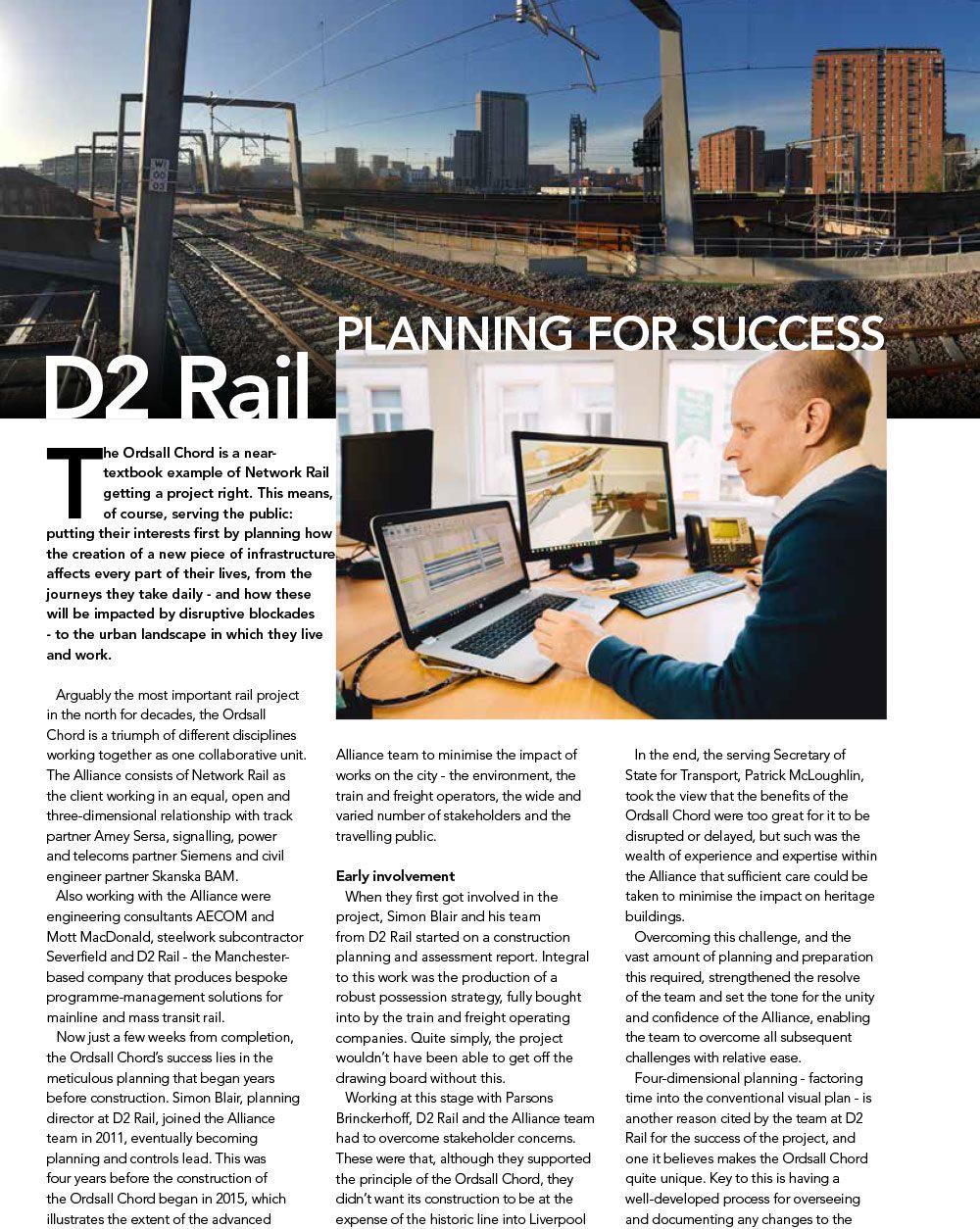Rail Engineer feature for D2 Rail - Planning for Success
